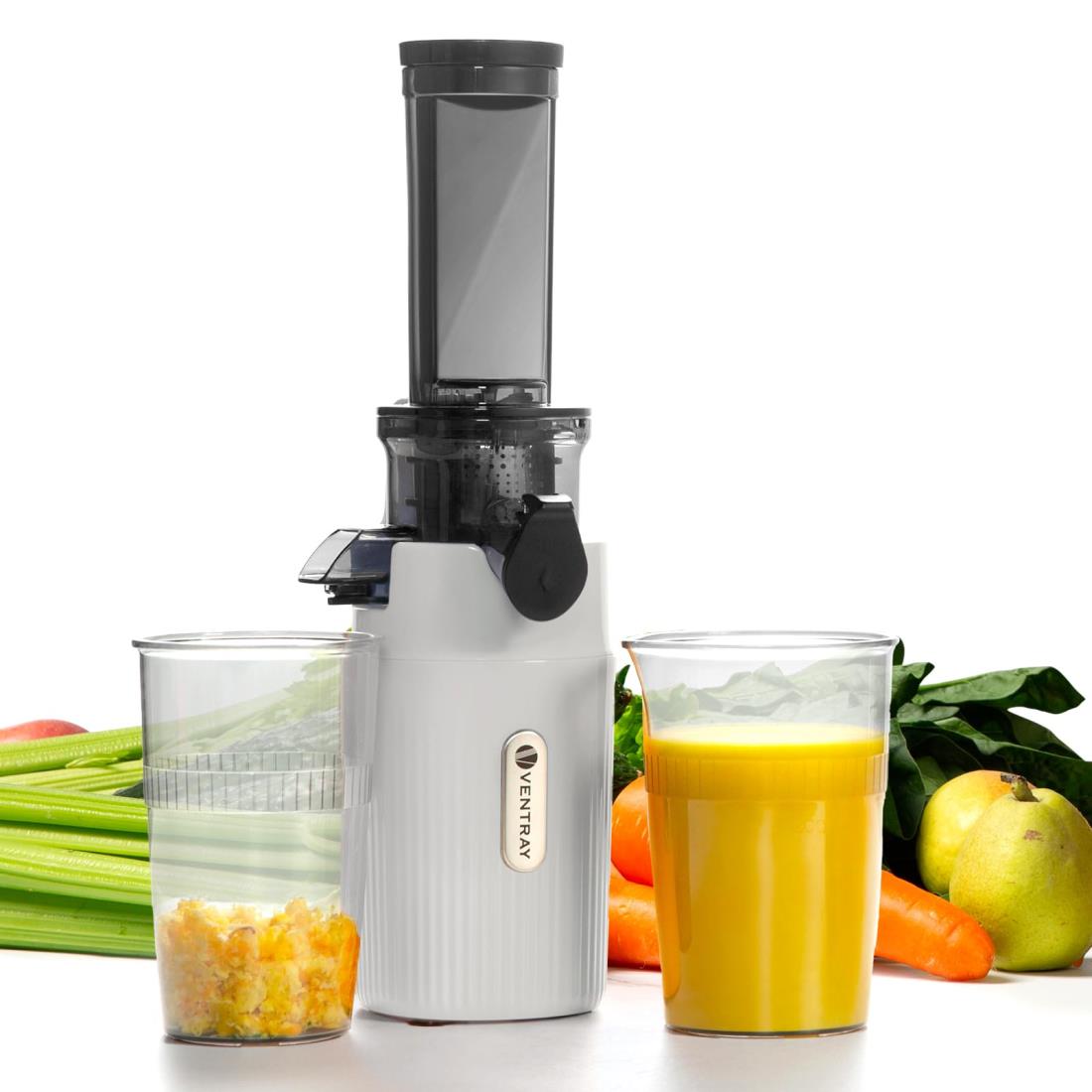 Ventray Ginnie ジューサー スロージューサー 搾りカス分離 低速回転 小型 ミキサー 高い搾汁率 酸化し..