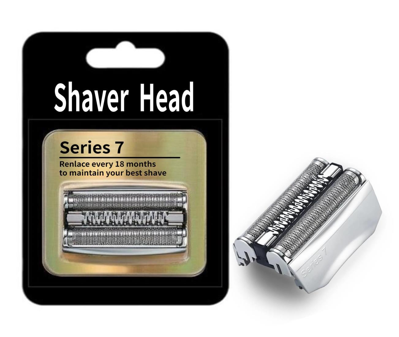 YCthriving ブラウン シェーバー対応替刃 シリーズ7 70S/70B用 替刃 Series7 網刃・内刃一体型 互換品 F/C 70S F/C 70B シェーバー交換部品 790cc 765cc 750cc 740s 720s シルバー