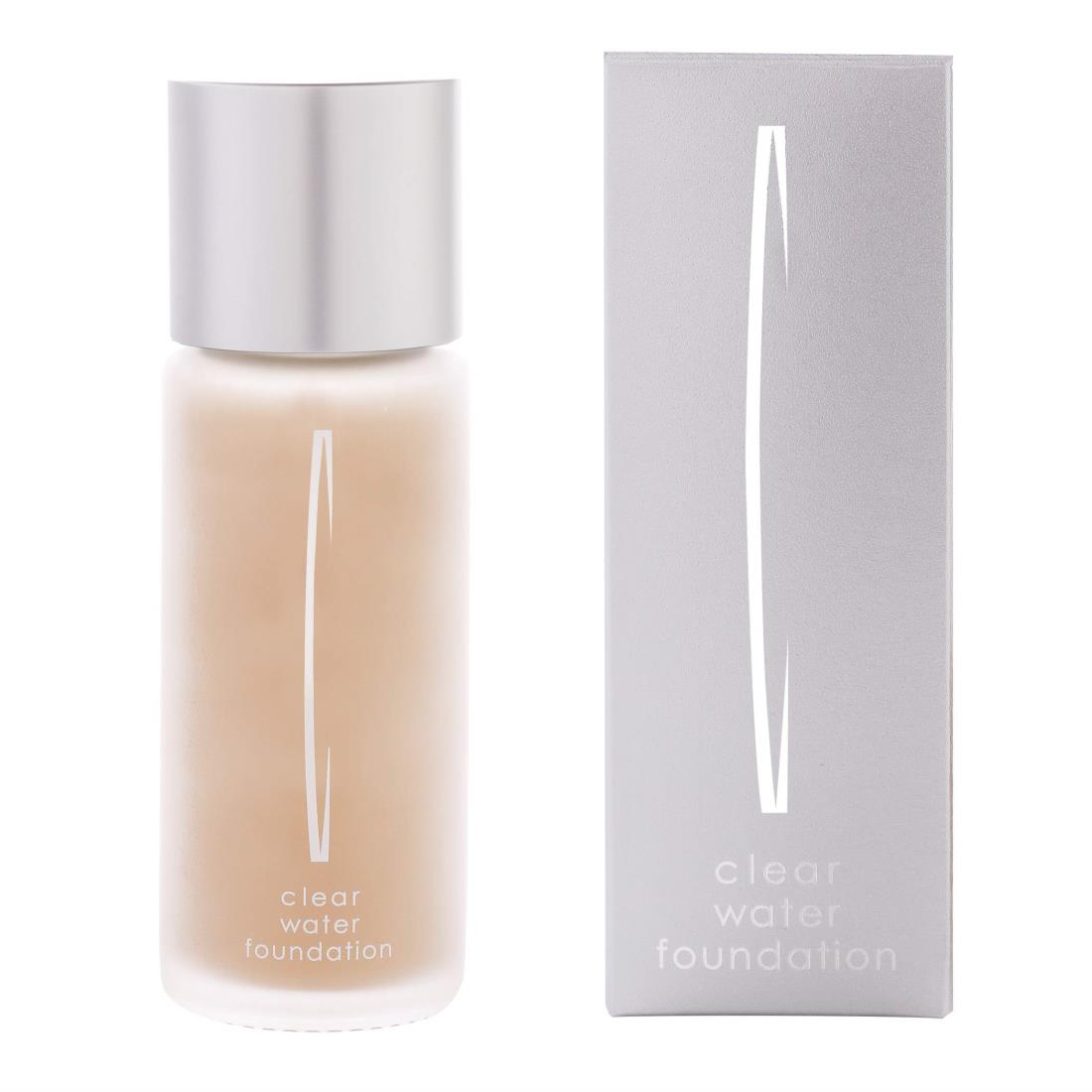 水ファンデーション 【使うほどにキレイになるファンデーション】 リキッド リキッドファンデーション リキッドファンデ Foundation 崩れない [ソンティコスメティック] clear water foundation(ナチュラルオークル)33g(4)