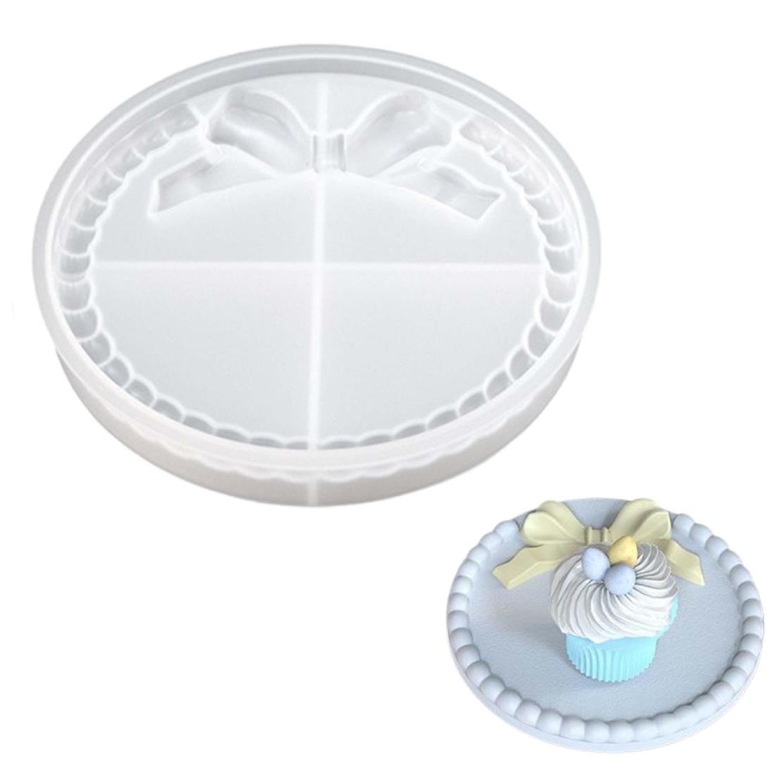 BLOOPIC レジン型 シリコンモールド 蝶結び 正方形 丸 コースター ネックレス アクセサリー パーツ 作..