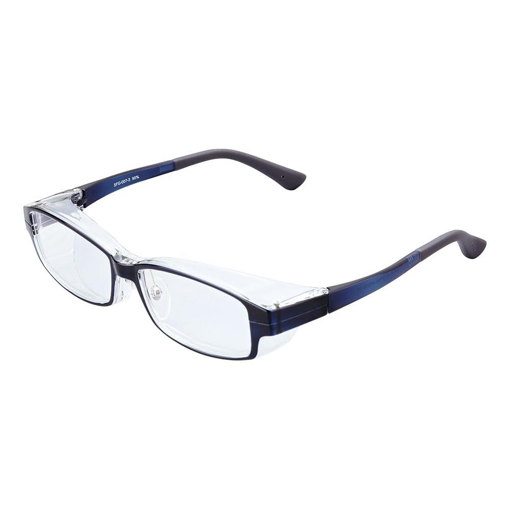 パール(Pearl) 花粉グラス 花粉メガネ UVカット ブルーライトカット クリアネイビー SFG-007TR