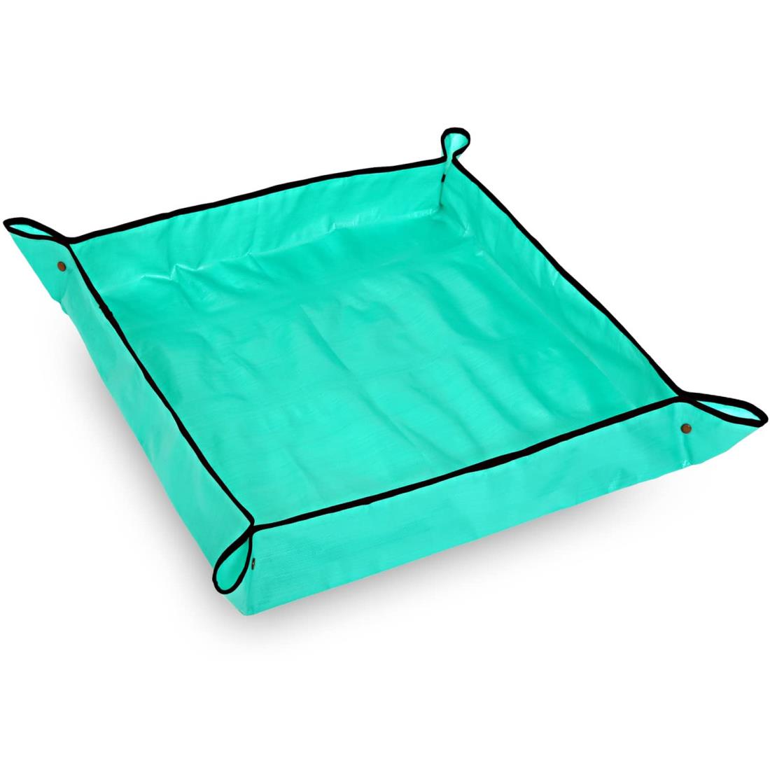 アストロ 折りたたみ式防水園芸シート Mサイズ 約100×100cm 植え替え作業に便利な大型サイズ スナップ..