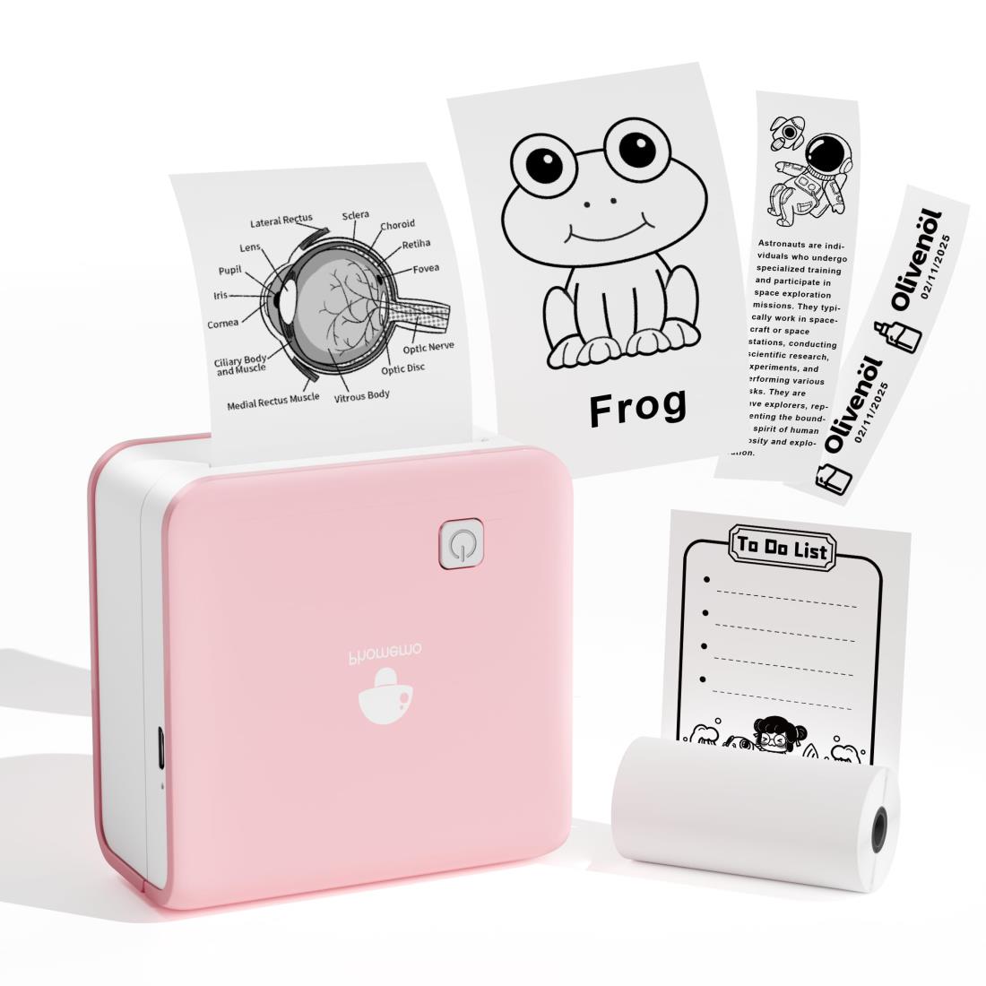 Phomemo M02 PRO 300DPI ミニプリンター サーマルプリンター スマホ メモ作り ルートゥース フォトぷり..