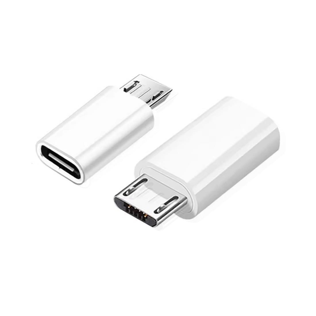 LeTradeJP マイクロUSB2.0変換アダプタ Type-C (メス) to Micro USB (オス) 変換アダプタ小型 簡単 2個入り マイクロUSB変換アダプター X 変換コネクタ 充電とデータ転送peria、Galaxy、Nexus、HUAWEI等Micro USB設備対応