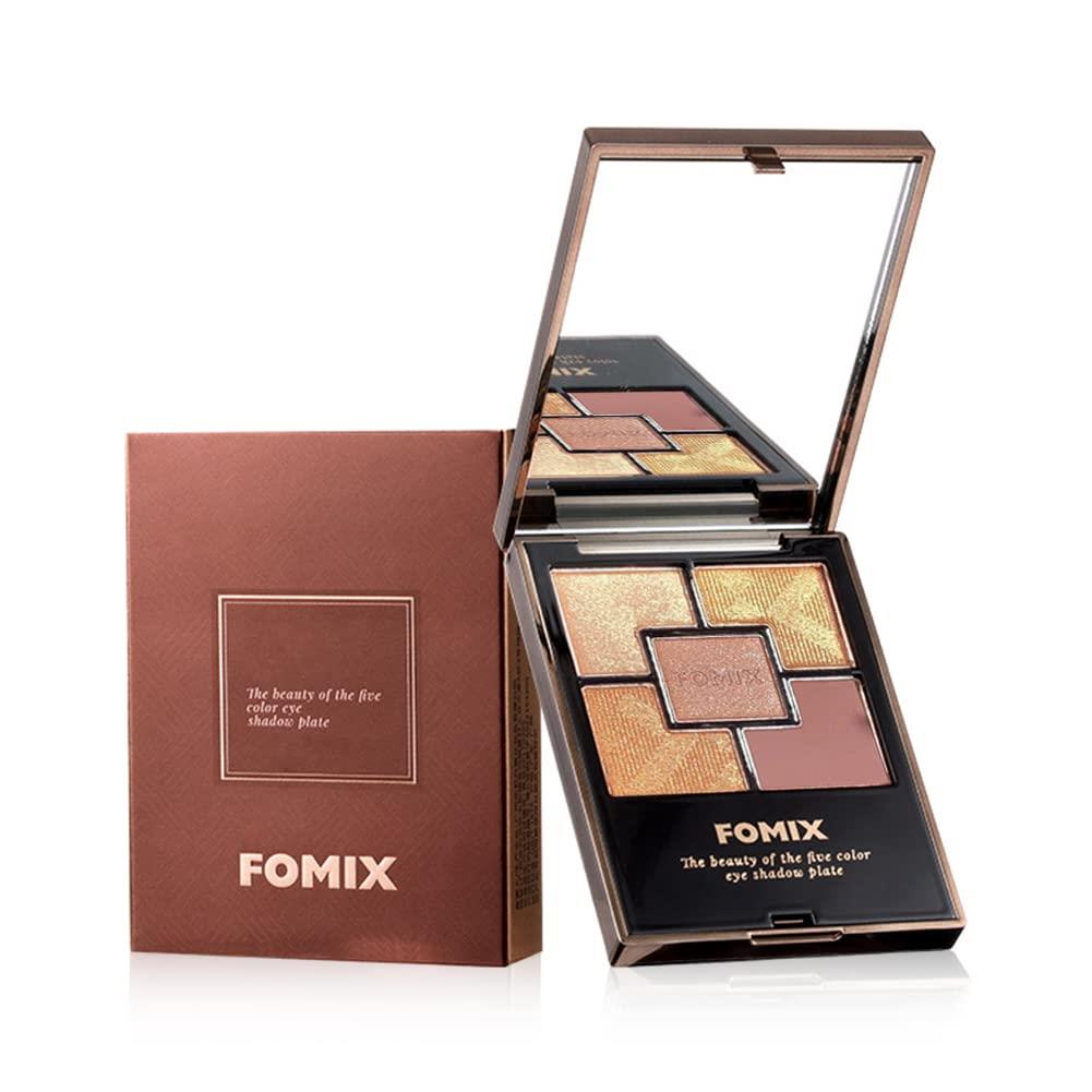 FOMIX 完璧なワンダーランド 5色のアイシャドウパレット (03#金茶色) 1.5gx5 アイシャドウ