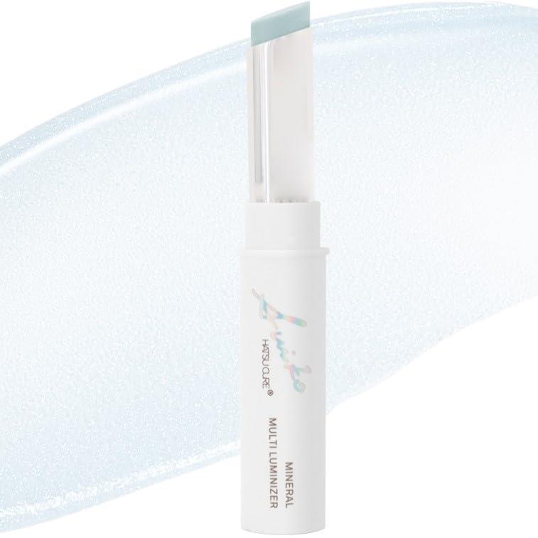 SUIKO ミネラルマルチルミナイザー02ニュアンスブルー 偏光パール ハイライト ツヤ肌 保湿 ミネラルコスメ 透明感 立体感 濡れたような 濡れツヤ