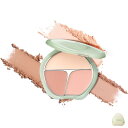 TIMAGE(ティメージ) チーク パープル パウダーパフ付き 13g チーク 人気 (03 アプリコット系)