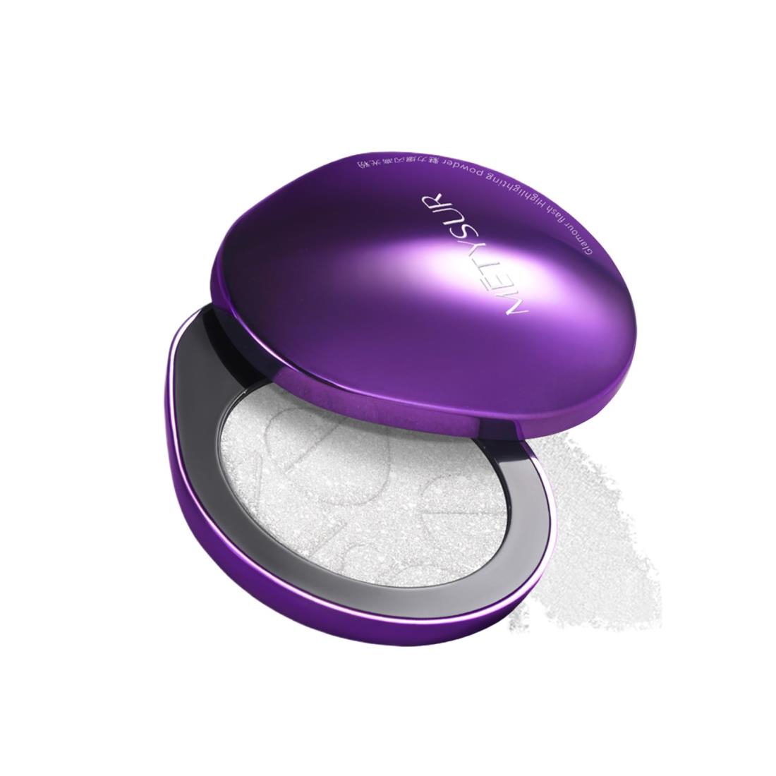METYSUR ハイライトパウダー パール光 キラキラ ルミナイザー 小顔 自然な立体感 ツヤ肌 ラメ ハイライ..