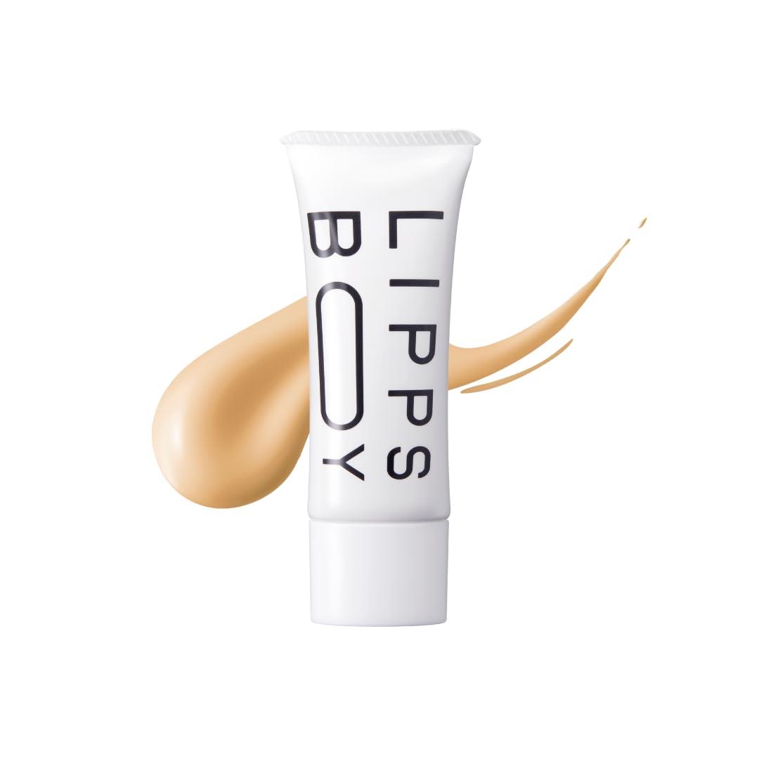 リップスボーイ フェイスジェル25g(自然な肌色) BBクリーム SPF26 PA++ メンズコスメ ニキビ跡カバー 日焼け止め きめ細やかな肌 青ひげカバー ...