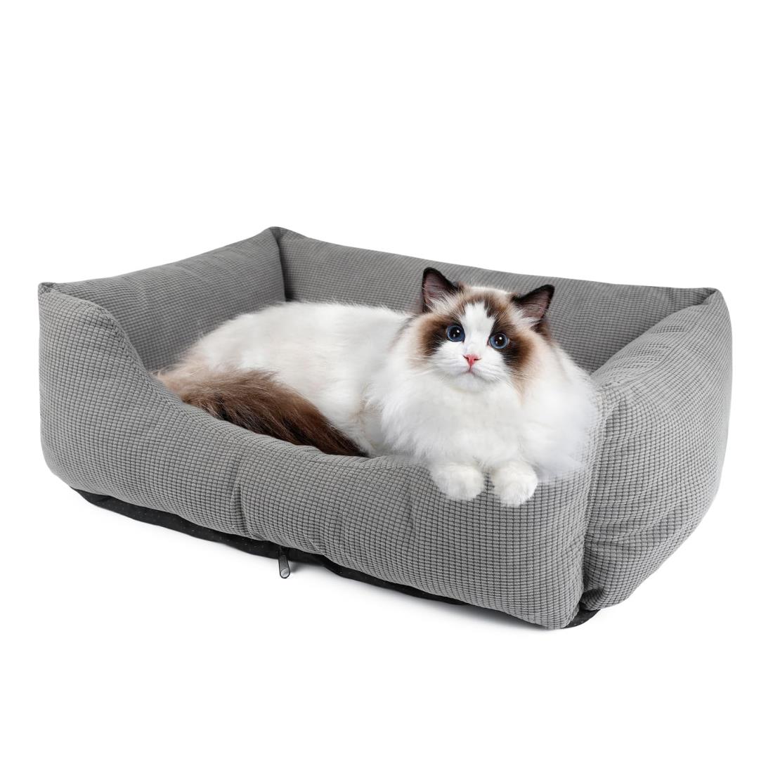 Alien Pet 猫 犬 ベッド ふわふわ ペットベッド クッション ソファ 暖か ふわふわ 春夏秋冬 滑り止め 丸洗い オールシーズン 滑り止め 嚙みつきに強い（S）