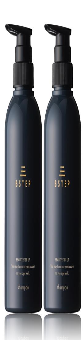 BSTEP シャンプー メンズ スカルプシャンプー 【ハリとコシのある髪×400ml】 (2本セット)