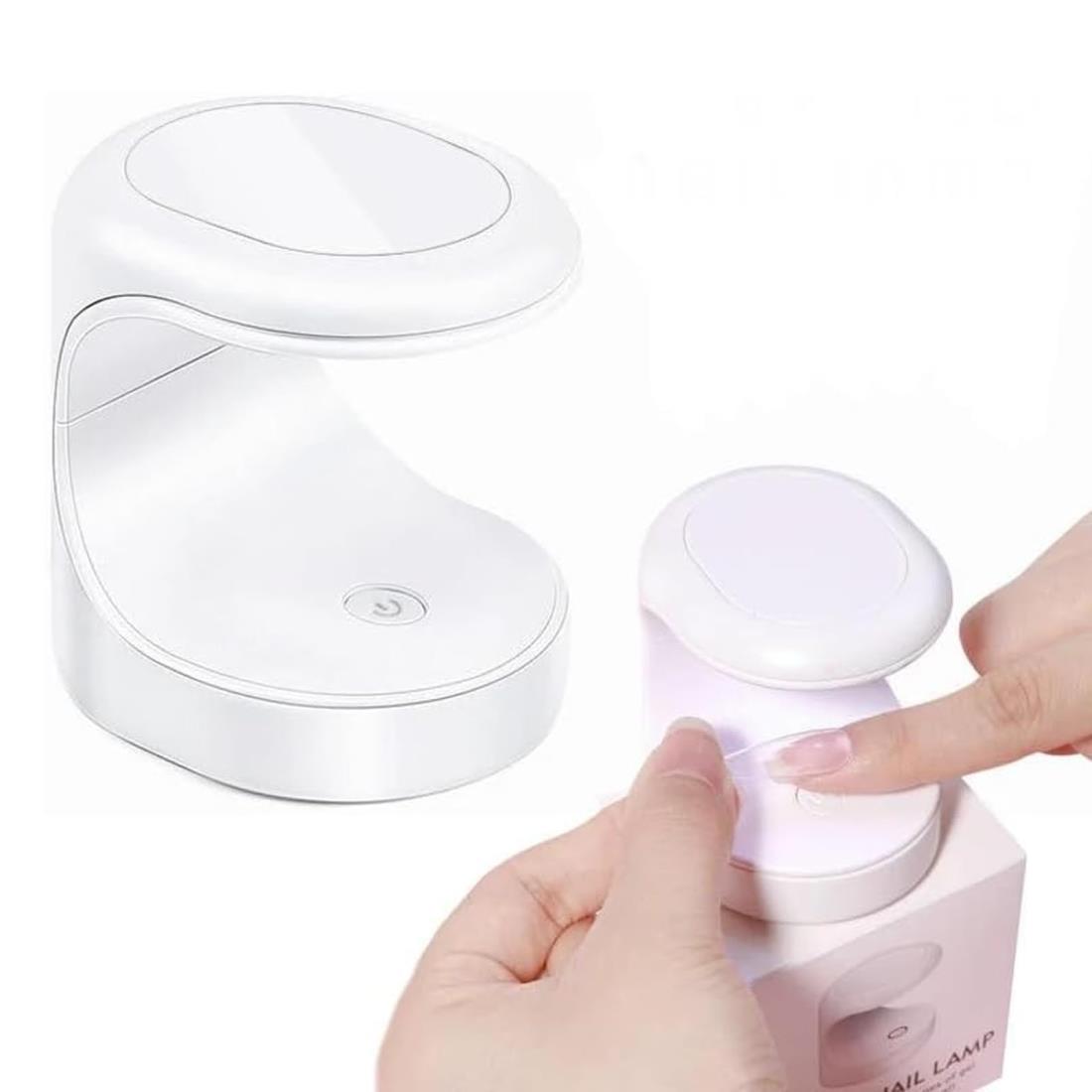 ジェルネイル ライト LED + UVライト片手で使える 高速硬化 ジェルネイル と レジンクラフト用 (ホワイ..