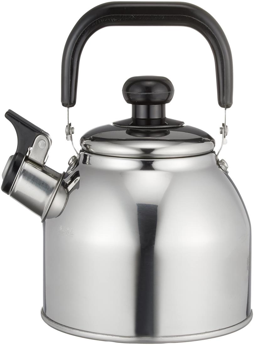 和平フレイズ 笛吹 広口 ケトル やかん 1.6L IH・ガス対応 適正容量1.1L 洗いやすい ステンレス リラカン RB-2233