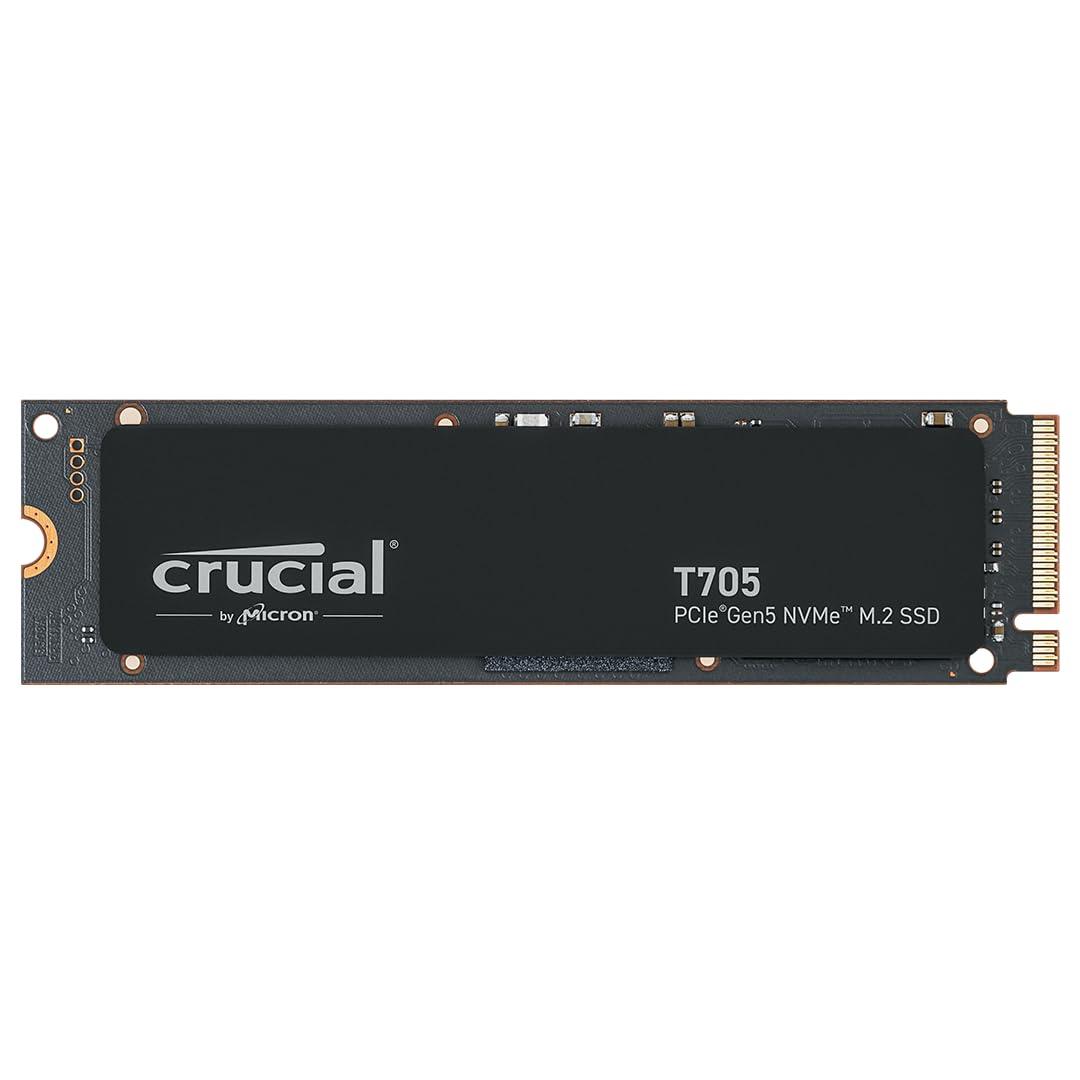 Crucial(クルーシャル) T705 4TB 3D NAND NVMe PCIe5.0 M.2 SSD 最大14,100MB/秒 CT4000T705SSD3-JP