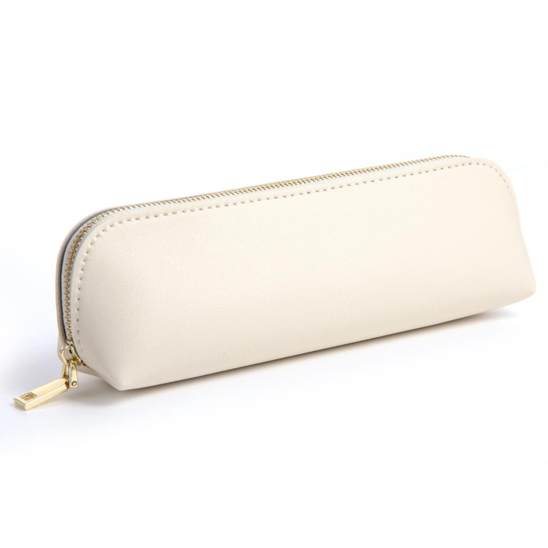 COGICOGI 筆箱 おしゃれ ペンケース シンプル 女子 男子 学生 大人 かわいい 大容量 PUレザー製 (S-ミ..