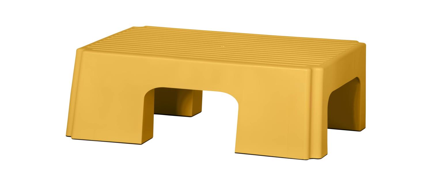 グリーンパル ステップスツール 踏み台 昇降ステップ台 高さ20cm 広い天面と滑り止め仕様 おしゃれでかわいい丸いフォルム 耐荷重100kg 軽量設計 日本製 子供 トイレ 玄関 洗面所 洗車台 足台 キッズ 室内 (S(マスタードイエロー), 1, 個)