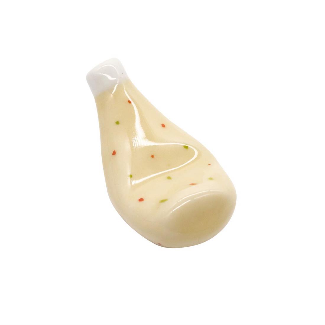 24to3西富陶磁器(Nishitomi)有田焼 北川美宣窯 箸置き はしおき 約5×3cm タルタル 日本製 475532