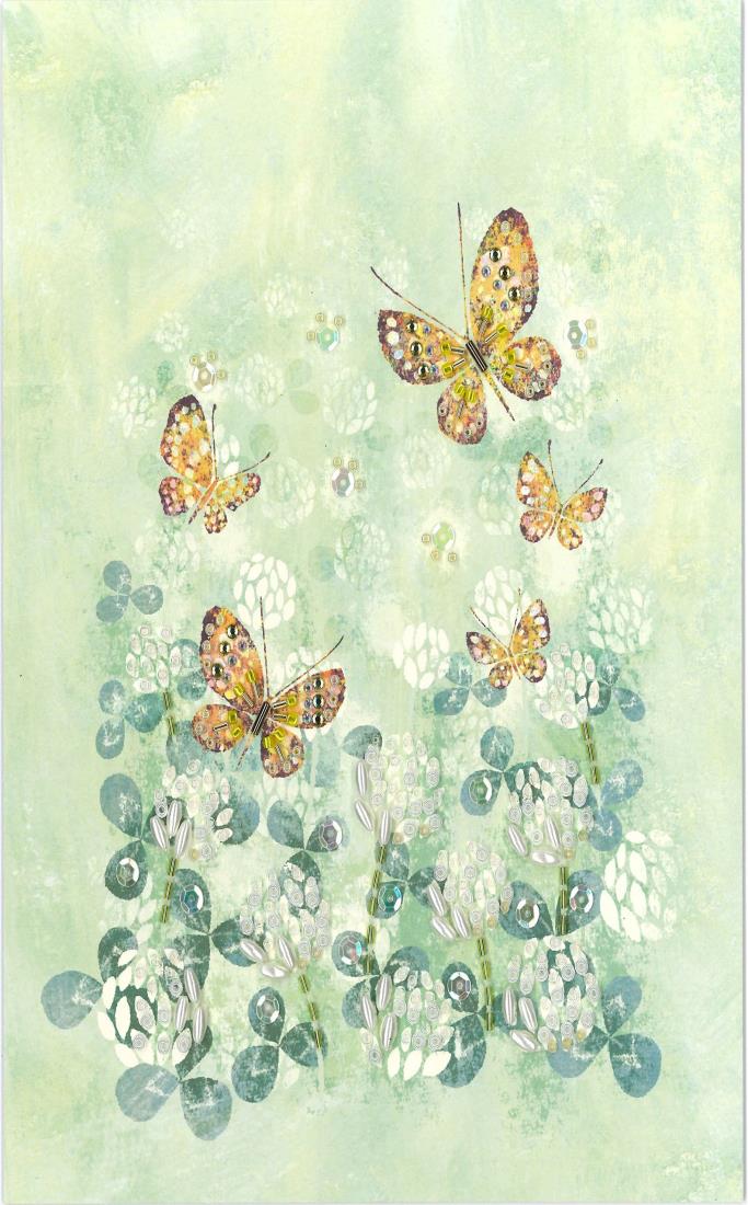 MIYUKI ビーズデコール キット シロツメ草と蝶 卯月・4月 BHD-87