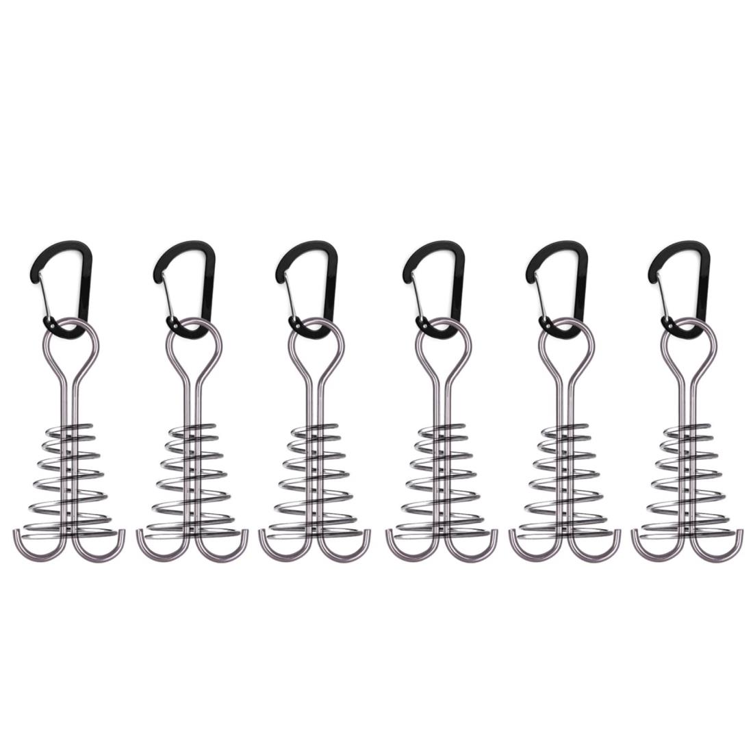 Azarxis アンカーペグ デッキペグ ウッドデッキ専用 魚骨型 アルミ 金具 キャンプ テント アウトドア ..