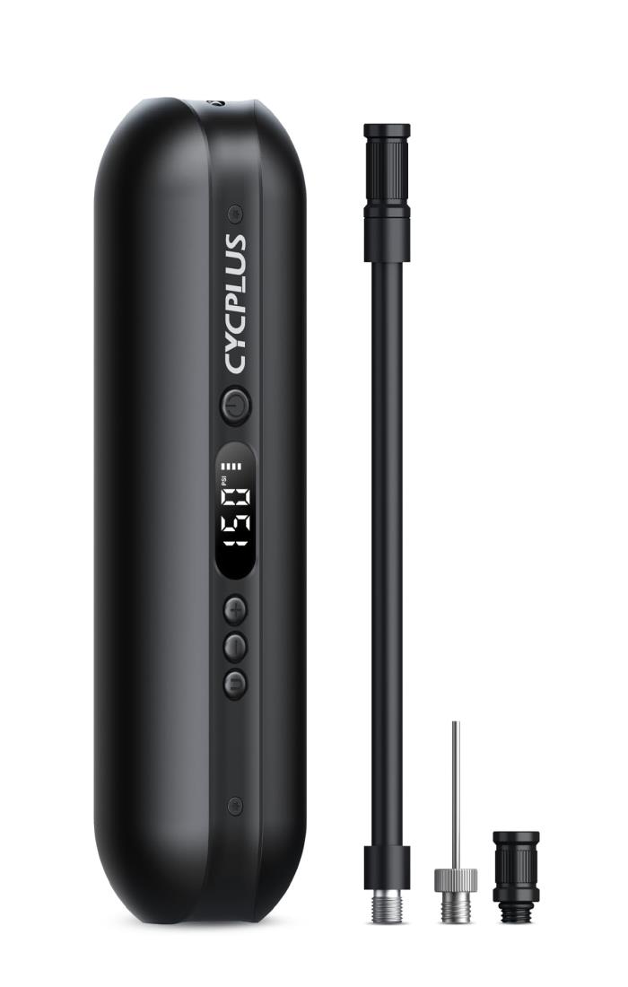 CYCPLUS 自転車 空気入れ くうきいれ 携帯 ロードバイク クロスバイク バイク 小型電動エアーポンプ us..