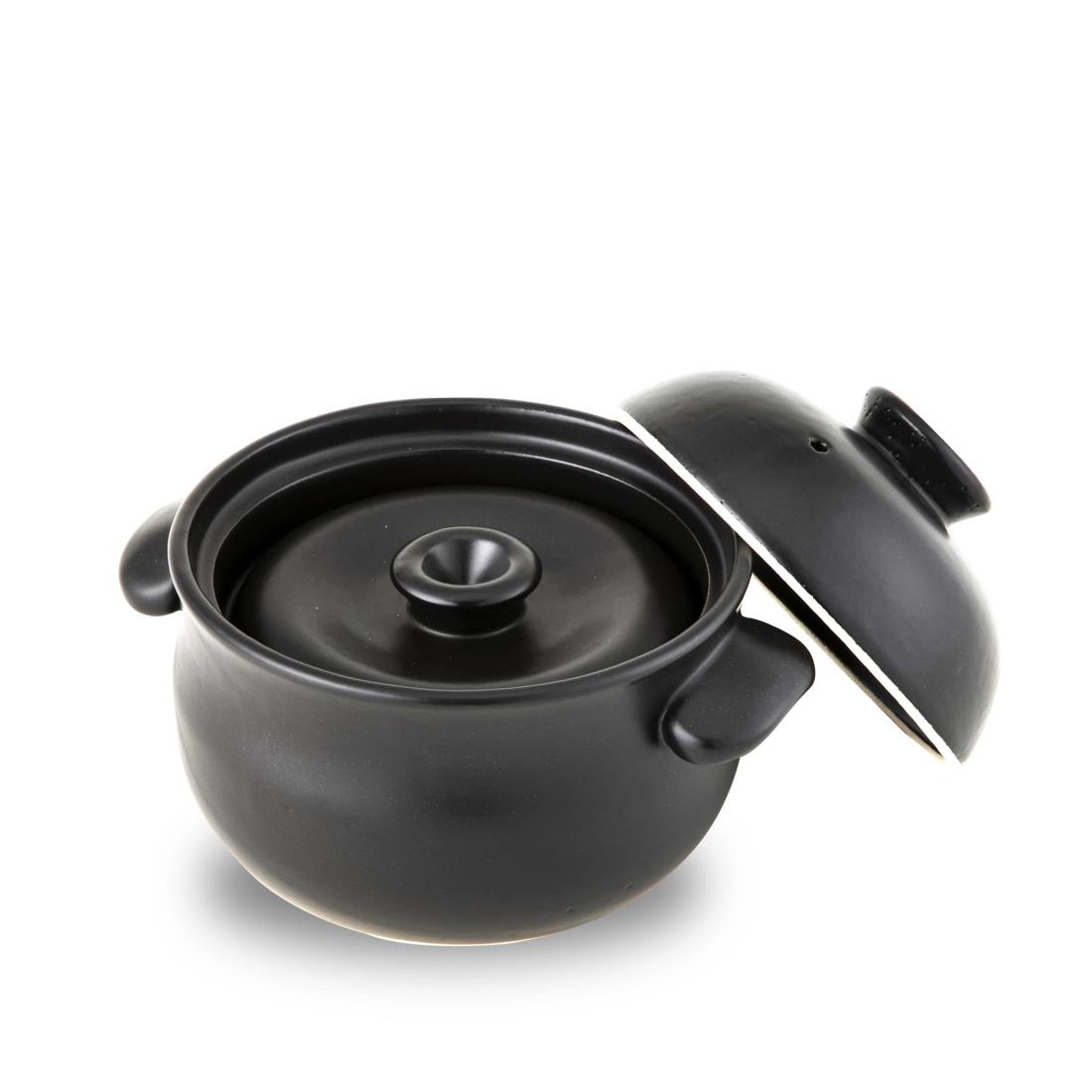 たいせい窯 萬古焼 土鍋 ごはん鍋 2合炊き 黒 / 日本製 直火用 電子レンジ対応 食洗機対応 オーブン対..