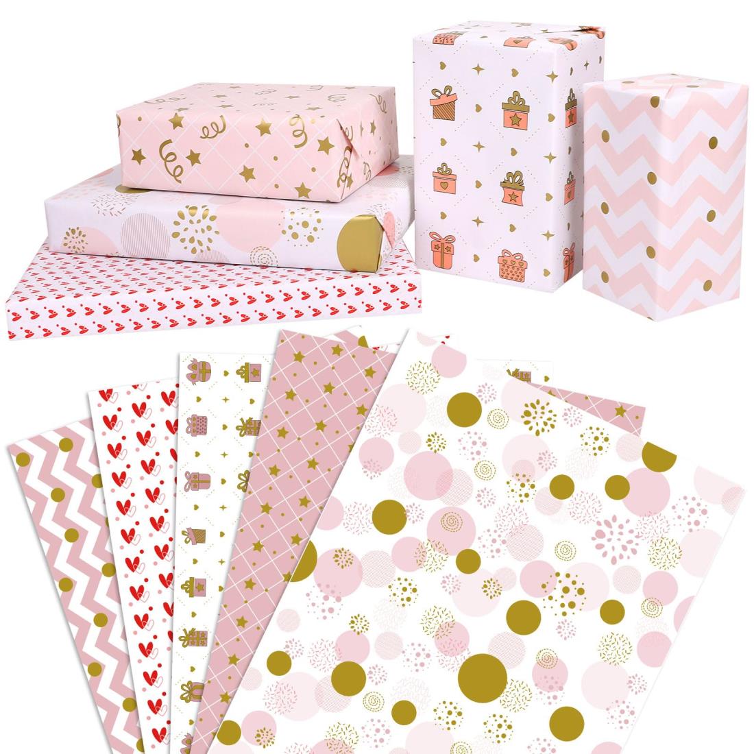 CCINEE 包装紙 ラッピング ペーパー ロールで運輸 300×43CM 包装 用 紙 大判 大きい おしゃれ かわいい デザイン プレゼント クリスマス (...