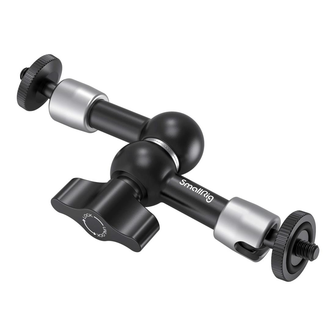 SMALLRIG マジックアーム 5.5インチ関節式アーム(140mm) モニターアーム 耐荷重1.5KG 1/4-20ネジアダプター装備-2065B