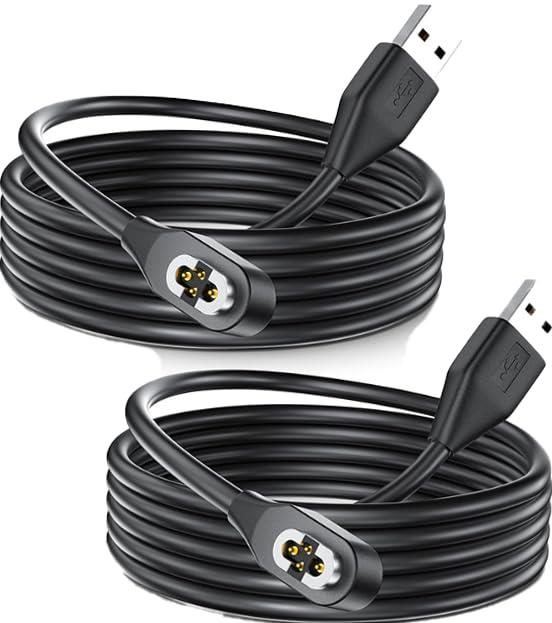 HEUOPVアダプター対応がある 充電ケーブルは 互換性がありShokz Aeropex/OpenRun、OpenRun Mini & OpenComm 2/UC に関連し、OpenRun Pro、Aftershokz 充電ケーブル、磁気 USB ケーブルは AfterShokz ヘッドフォン充電器と(2-packs)。