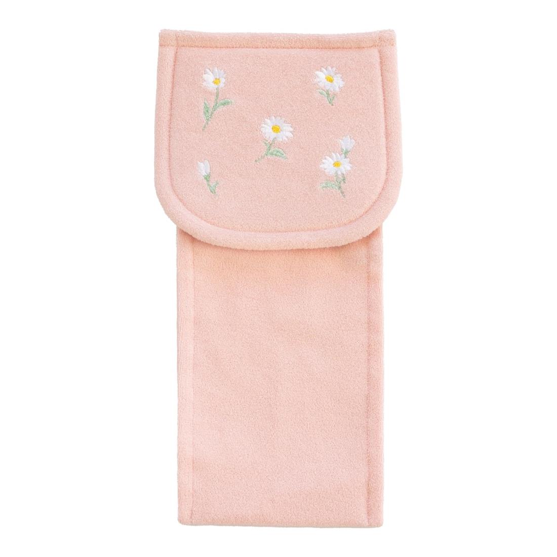 オカ(OKA) フルールブラン トイレットペーパーホルダーカバー ピンク (洗える 花柄 フェミニン 北欧 ス..