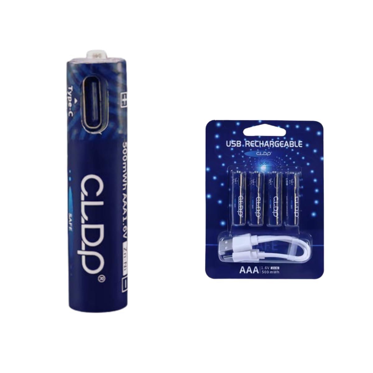 【単4】充電式ニッケル亜鉛電池 4本セット Type-Cケーブル付 充電池