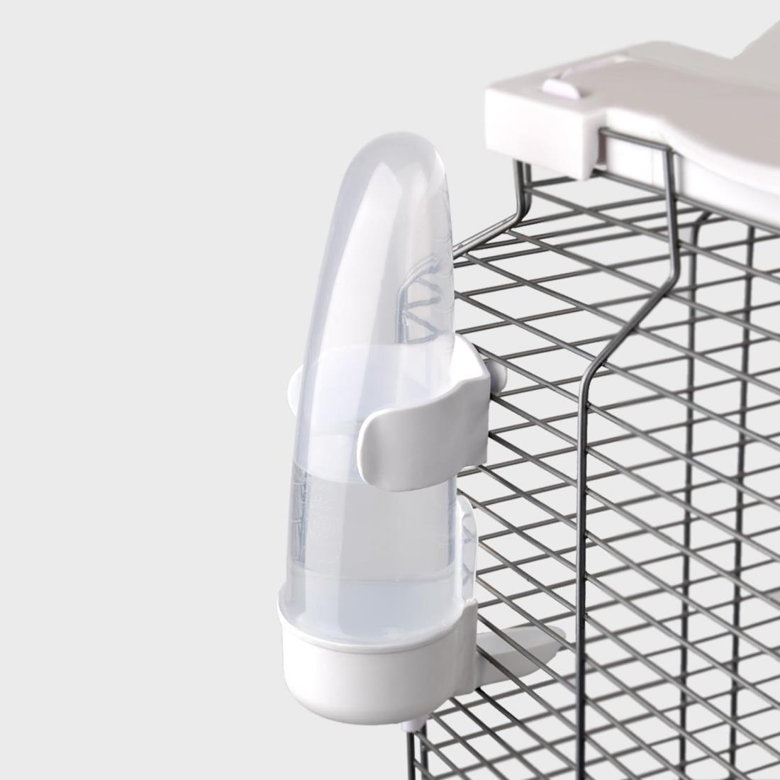 鳥用 自動給餌器 鳥 給水器 鳥 水飲み器200ml 2個セット 固定具付き インコ 鳥 餌入れ 水入れインコ 文鳥 オウム オカメインコ セキセイインコ