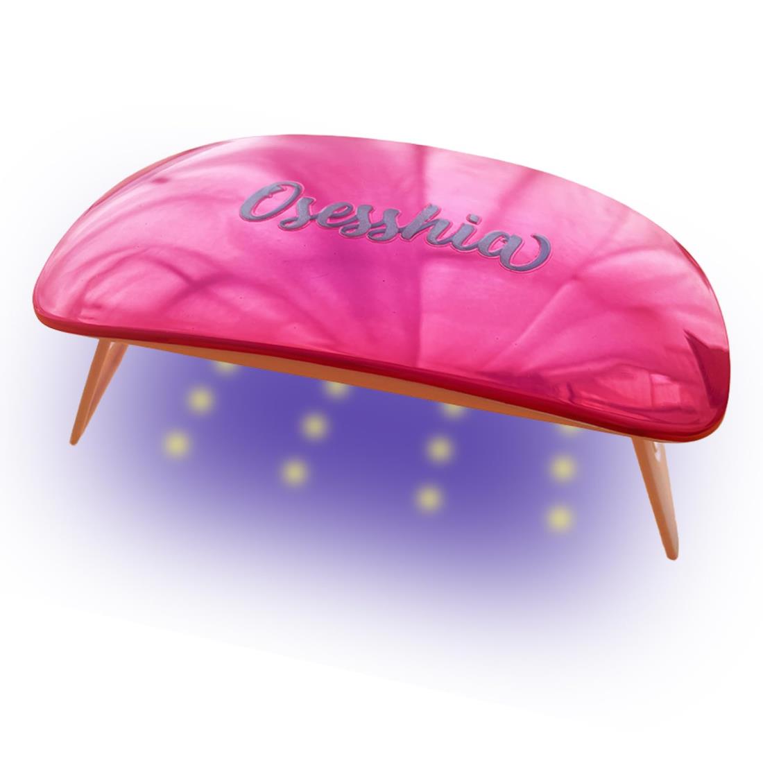 Osesshia UV LEDネイルランプ ミニ12W UVライト USBケーブル付き ポータブルネイルドライヤーライト ジ..