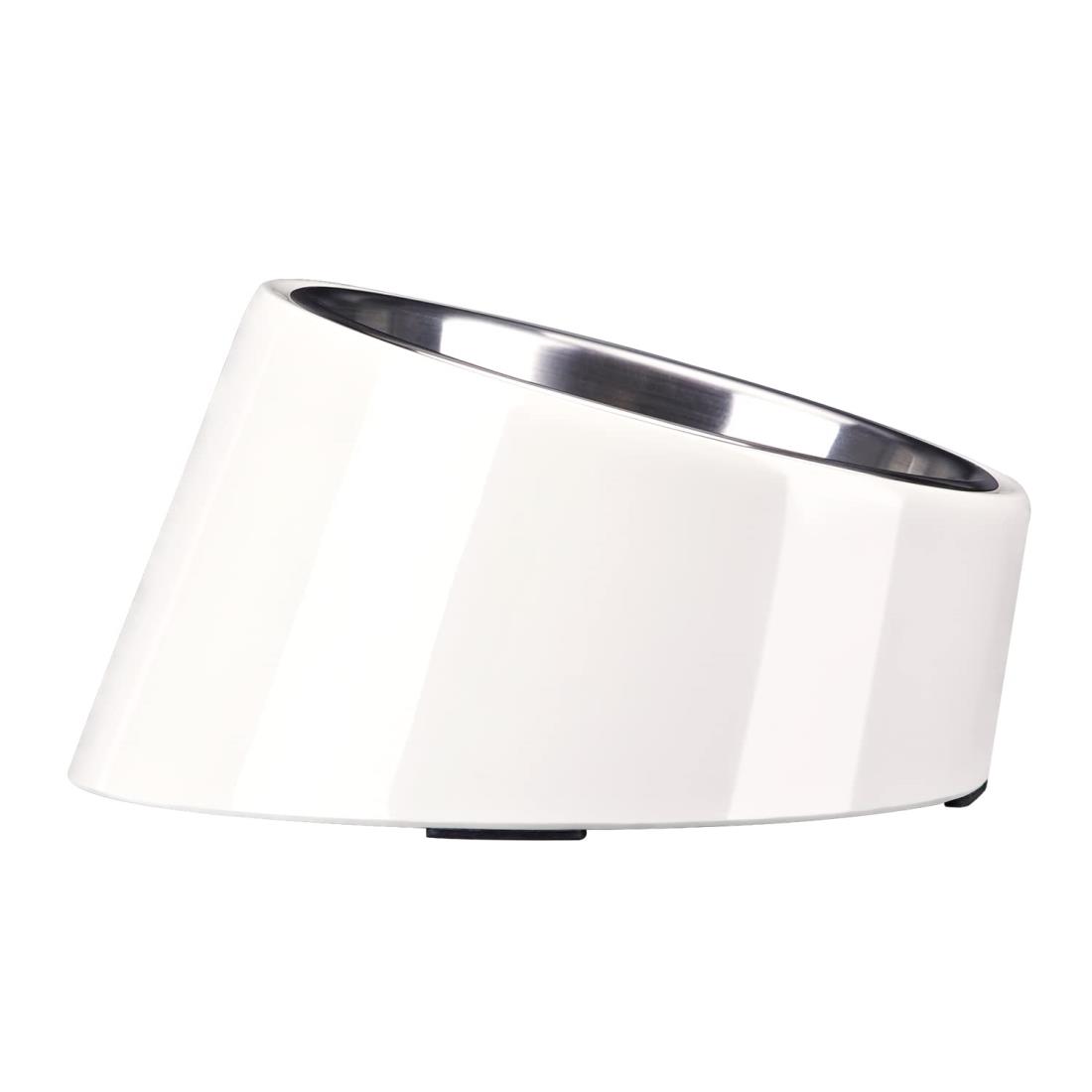 SuperDesign 犬 食器 猫 食器 ペット ボウル ステンレス 給食器 スタンド 傾斜がある 15度 食事をより..