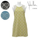 〈SALE〉【Sybilla casa】シビラ カーサジオメトリーフラワー ニット 背付き エプロン ブランド おしゃれ