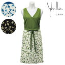 〈SALE〉【Sybilla casa】 シビラ カーサアレグリア クロス エプロン〈1点までメール便OK〉 ブランド おしゃれ ポリエステル 花