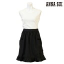 【ANNA SUI】アナ スイ無地ブラック×