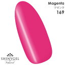SHINYGEL Professional：カラージェル（三原色カラー）169／マゼンタ マット 三原色 赤紫 4g（シャイニージェルプロフェッショナル）［UV/LED対応○］（JNA検定対応）