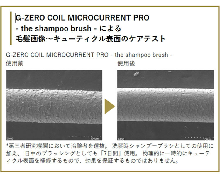 �������������� �ޥ����������� �ץ� �� �����ס��֥饷 GHA-G01 G-ZERO COIL MICROCURRENT PRO the shampoo brush �ޥ����������� �����ס��֥饷 �����и�������� GEMMATSU
