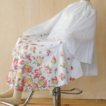 【撥水加工！】 カットクロス　「イエローローズ」　design series　カット カットクロス クロス 美容 理容 デザイン おしゃれ 可愛い かわいい 柄 総柄 カット用品 セット用品 パーマ カット サロン 大きい ポリエステル 撥水 撥水加工 サロン用 美容室 理容室
