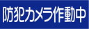 「防犯カメラ作動中」ステッカー3枚セット（サイズ：W300mm×H100mm）【速達クロネコメール便対応】【02P09Jul16】