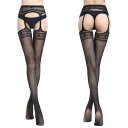 【メール便送料無料】ガーター ストッキング タイツ サスペンダー 穴あき オープン コスプレ イベント クラブ ダンス ハロウィン セクシー ランジェリー 下着...