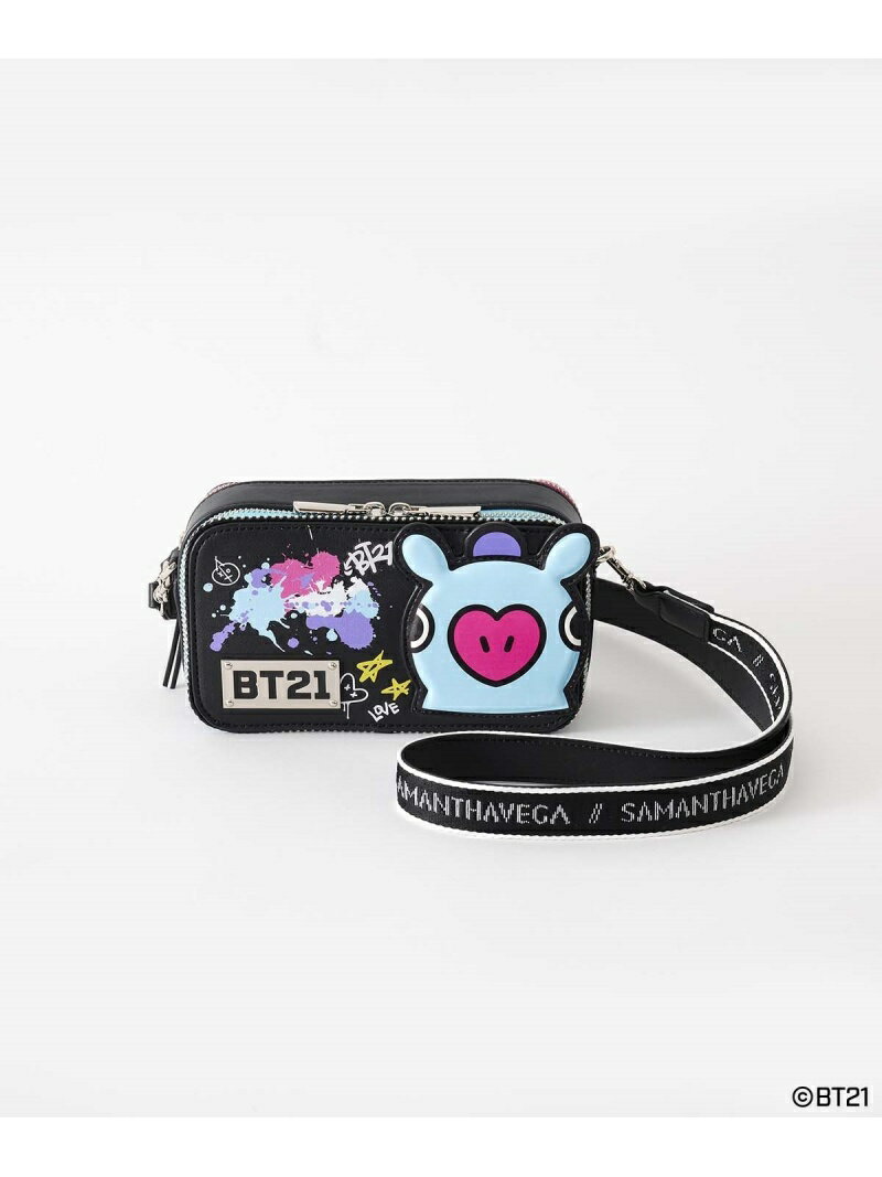 【SALE／50%OFF】BT21 ショルダーバッグ(MANG) SAMANTHAVEGA サマンサ ベガ バッグ ショルダーバッグ ブラック【RBA_E】【送料無料】[Rakuten Fashion]のサムネイル