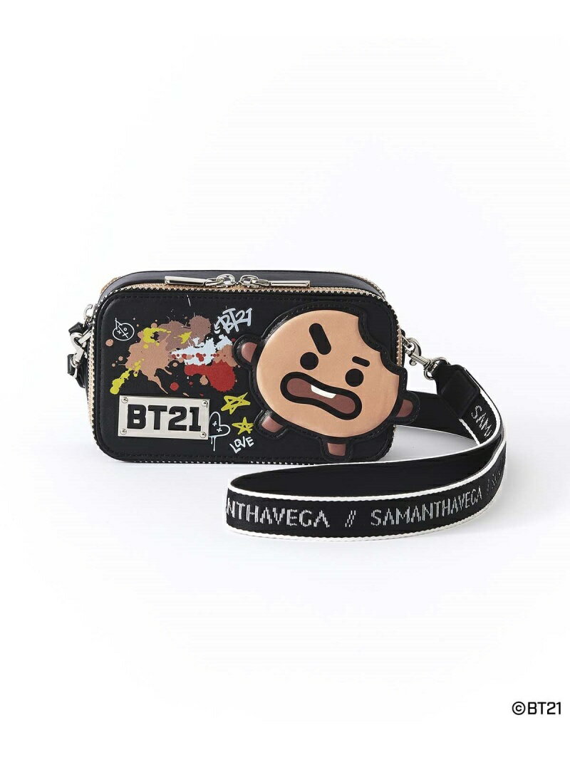 【SALE／50%OFF】BT21 ショルダーバッグ(SHOOKY) SAMANTHAVEGA サマンサ ベガ バッグ ショルダーバッグ ブラック【RBA_E】【送料無料】[Rakuten Fashion]のサムネイル