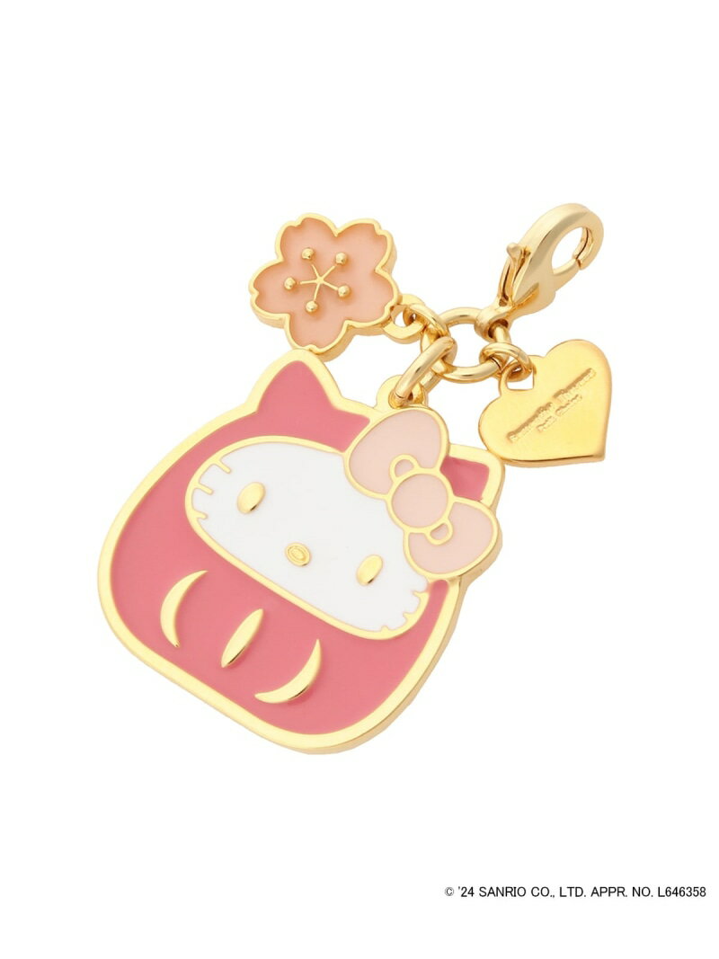 『ハローキティ東京』コレクション ファスナーチャーム(だるま) Samantha Thavasa Petit Choice サマンサタバサプチチョイス ファッション雑貨 チャーム・キーチェーン ゴールド【送料無料】[Rakuten Fashion]