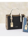 【SALE/30%OFF】デニム ステッチデザインハンドバッグ & chouette アンドシュエット バッグ ハンドバッグ ブルー ブラック【RBA_E】【送...