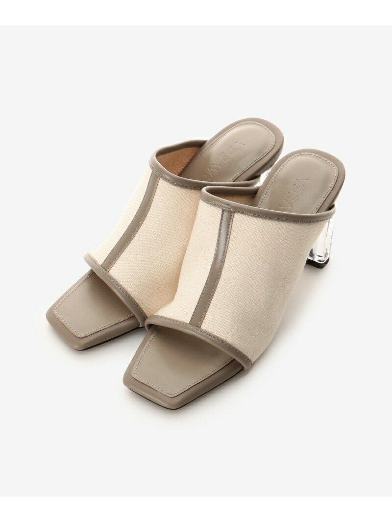 【SALE／70%OFF】キャンバスクリアヒールサンダル(S) SAMANTHAVEGA サマンサ ベガ パンツ その他のパンツ ベージュ【RBA_E】[Rakuten Fashion]