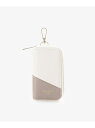 【SALE/50%OFF】キーケース《ミニポーチシリーズ》 & chouette アンドシュエット 財布・ポーチ・ケース ポーチ ホワイト ピンク【RBA_E】...