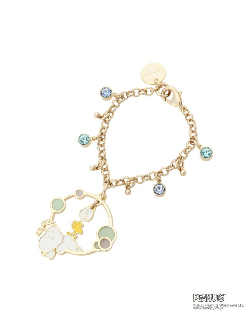 「スヌーピー」コレクション バッグチャーム(昼寝) Samantha Thavasa サマンサタバサ ファッション雑貨 チャーム・キーチェーン ゴールド【送料無...