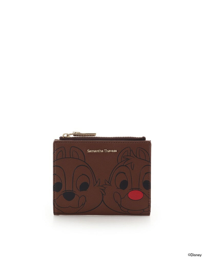 「チップ」&「デール」コレクション 折財布 Samantha Thavasa サマンサタバサ 財布・ポーチ・ケース 財布 ブラウン【送料無料】[Rakuten Fashion]のサムネイル