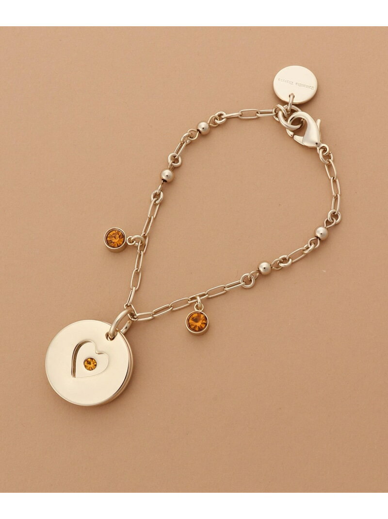 バースデーストーンカラービジューチャーム(11月) Samantha Thavasa サマンサタバサ ファッション雑貨 チャーム・キーチェーン ゴールド【送料無...